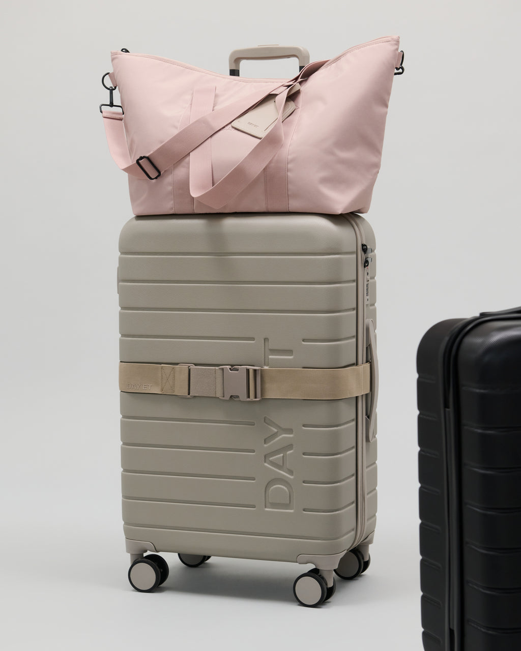 Large Tonal Carry On Travel Bag