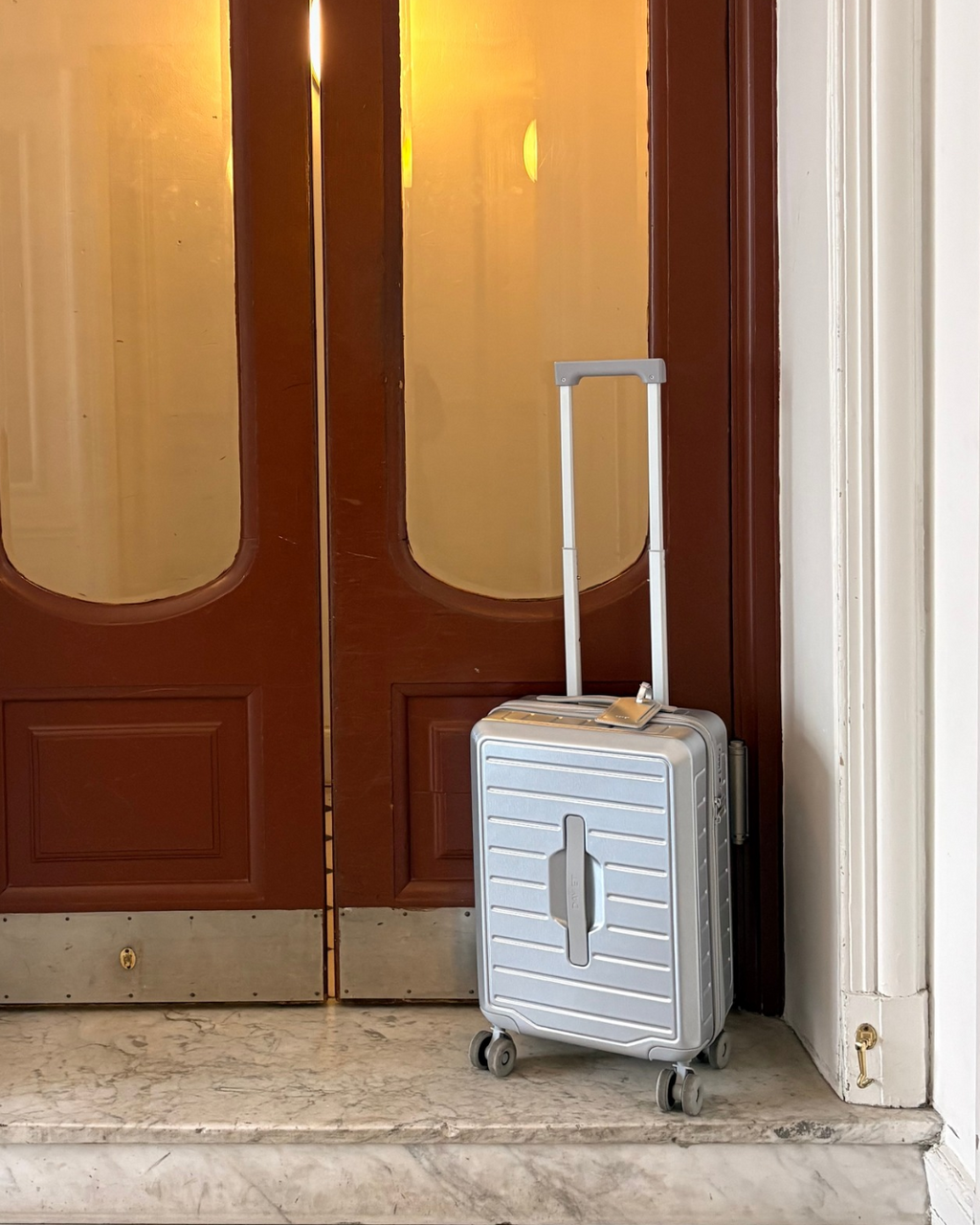 Small 20" Tonal Trunk Suitcase