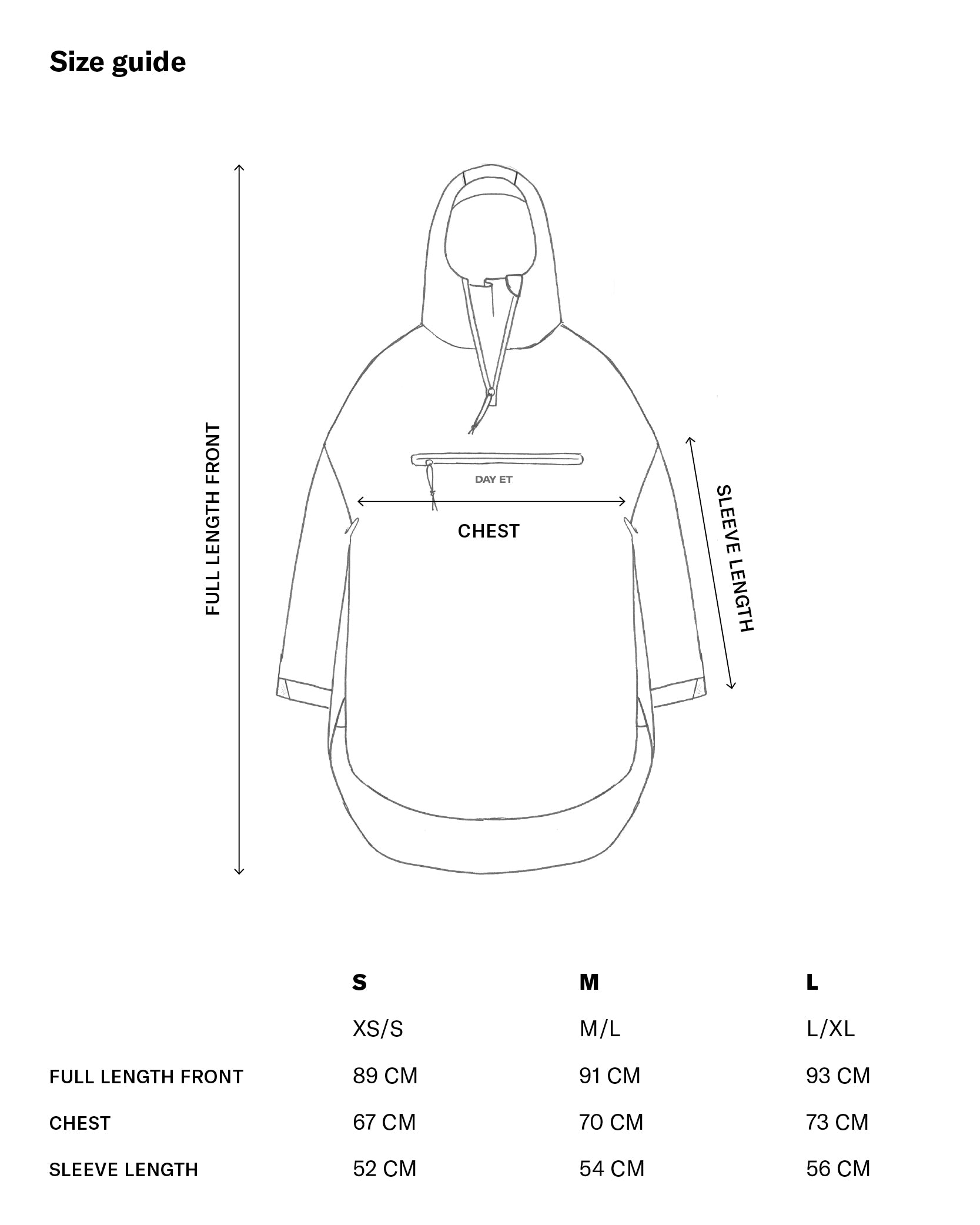 Day RE-No Rain Anorak