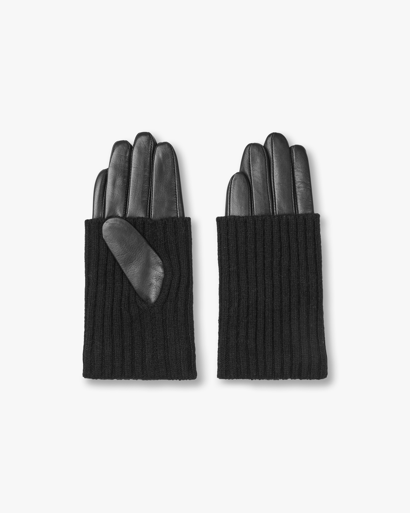 Day Leather Knit Glove