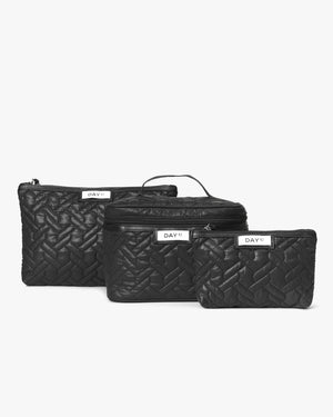 Shiny Quilt Toilettaske Sæt