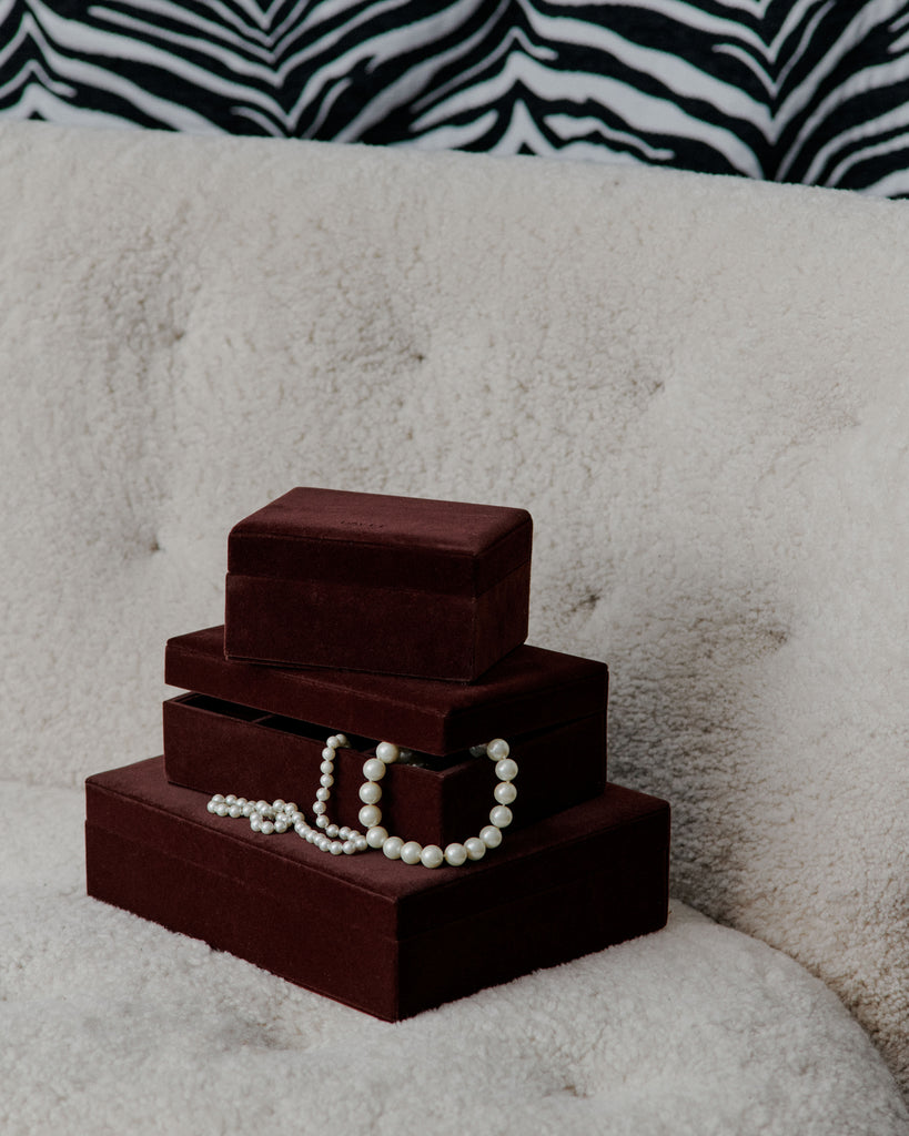 Day Velvet Jewelry Case Small