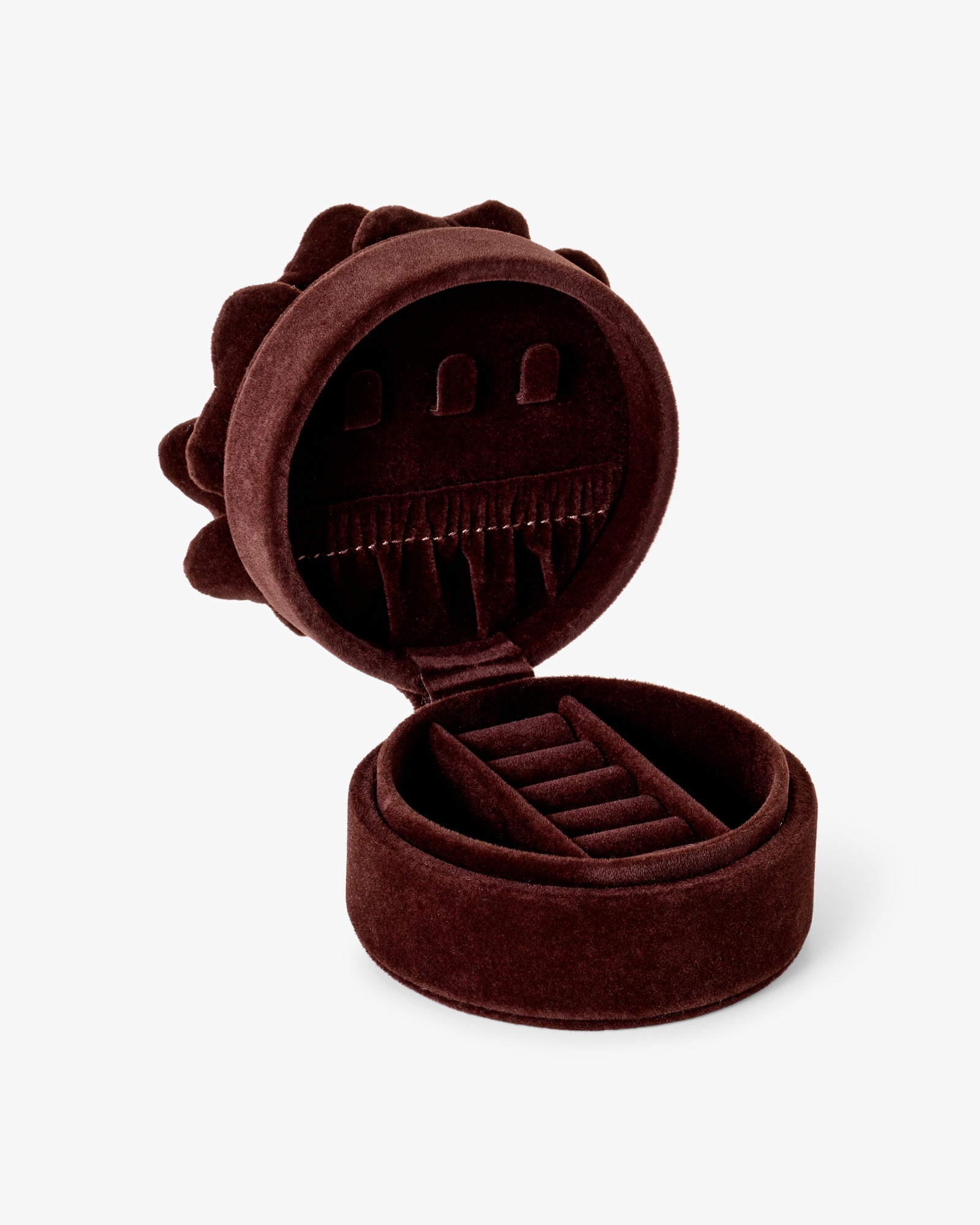 Day Velvet Flower Jewelry Round