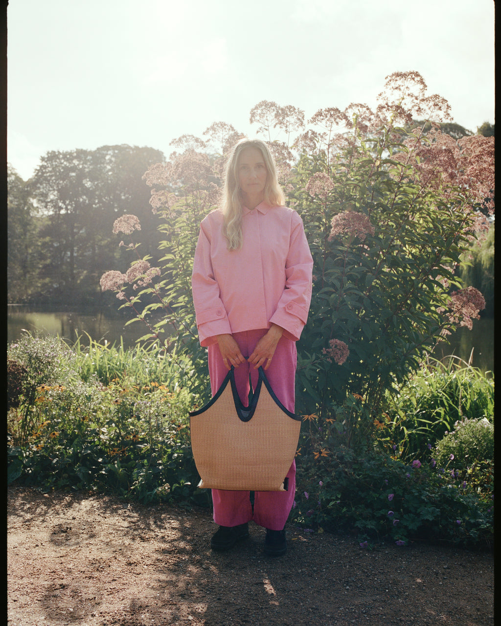 Day Woven Straw Icon Tote