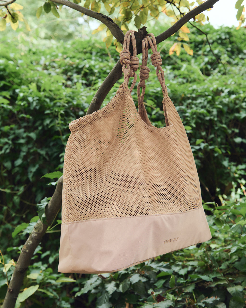 Day Cord & Mesh Tote
