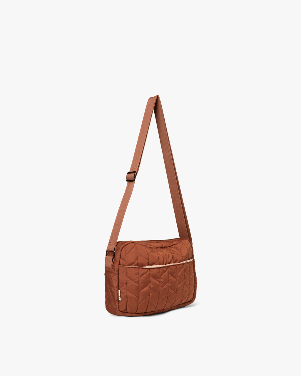 Medium Leaf Quilt Camera Crossbody Taske