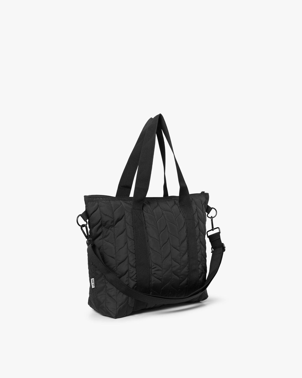 Leaf Quilt Crossbody Shopper Bag