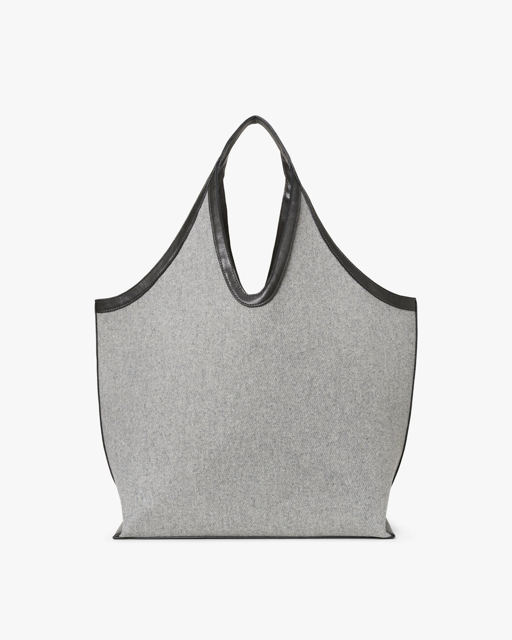 Large Structured Wool Tote
