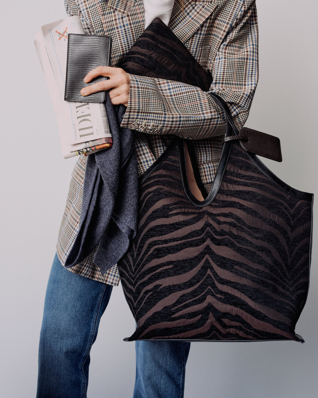 Large Zebra Tote