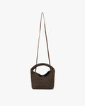 Small Hand-Braided Neoprene Crossbody Handbag