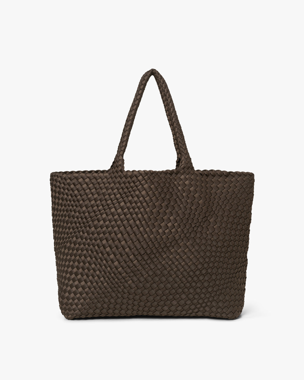 Large Hand-Braided Neoprene Shoulder Bag
