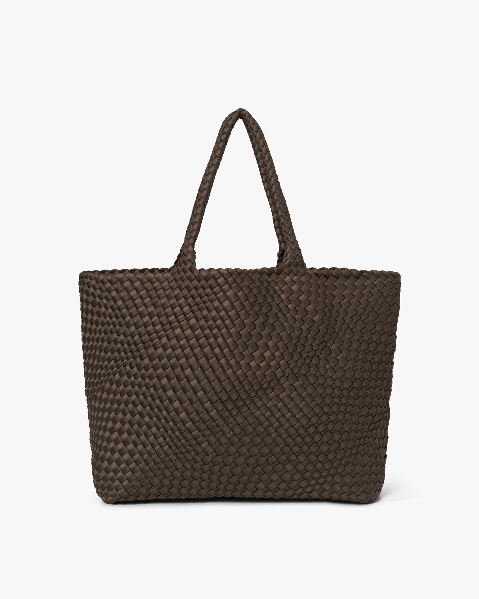 Large Hand-Braided Neoprene Shoulder Bag