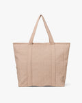 Scallop Quilt Crossbody Shopper Bag